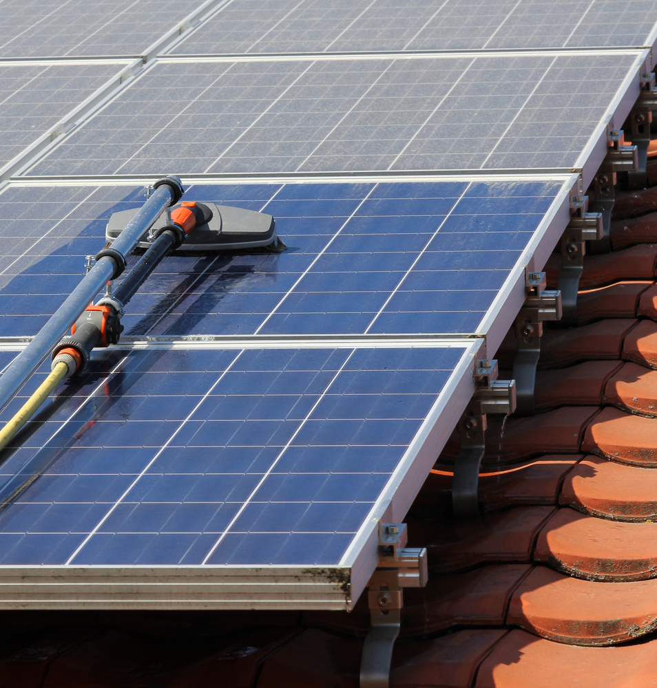 nettoyage panneaux solaires